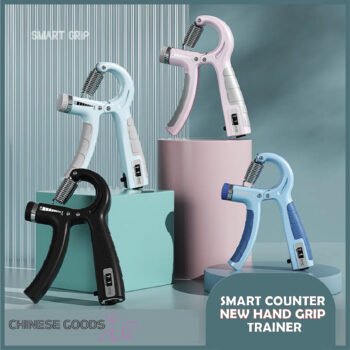 Counting Gripper R Type Adjustable Exercise Fitness Equipment. Wrist Finger Strength Rehabilitation Training Rubber Handle 5 to 60KG